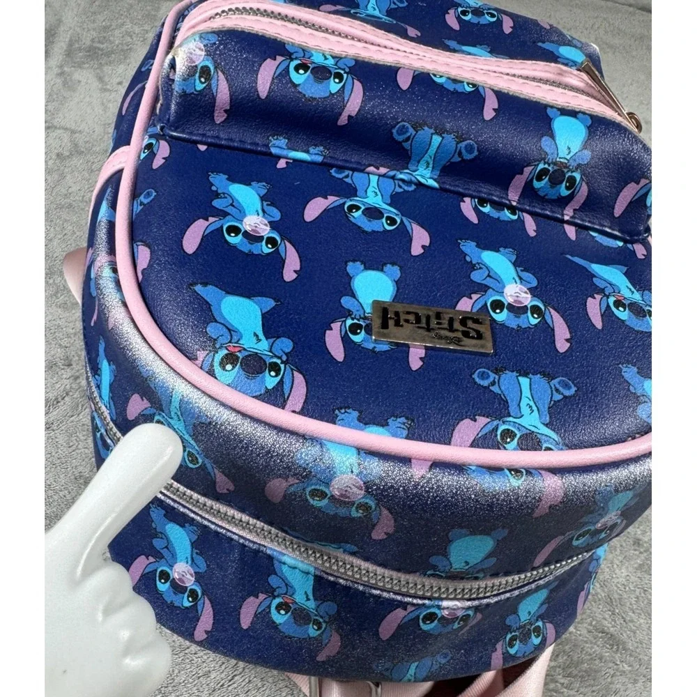 Disney Lilo & Stitch All Over Print Mini Backpack Blue B-83727289